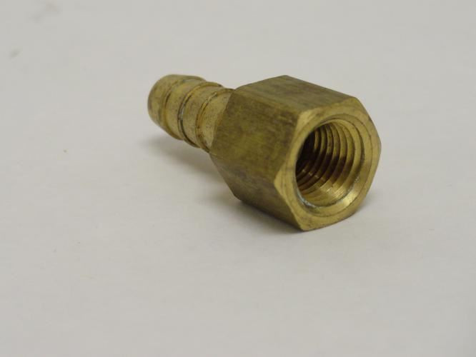 MFG- NI126HBL-6-4; Lot-5 Barbed Hose Fitting 1/4 NPT x # 6 Hose