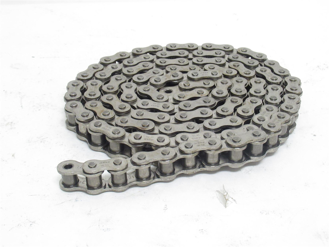 Renold 50A1SSX9; Riveted Chain #50; SS 9' Long; Single Strand