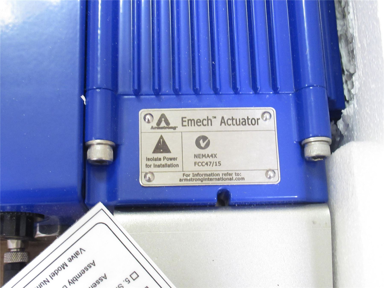 Armstrong E40S; Steam/Water Mixer Digital F5 Valve 1-1/2NPT
