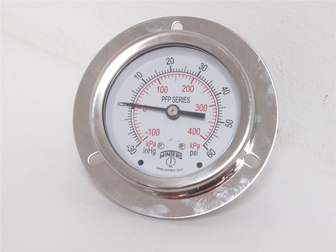 Winters PFP872 ; Refigeration Gauge; -30Hg to 60PSI; 1/4"MNPT