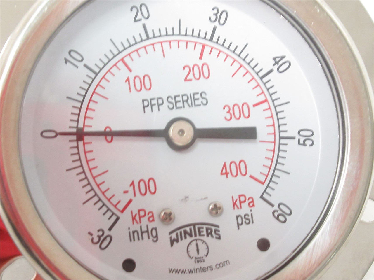 Winters PFP872 ; Refigeration Gauge; -30Hg to 60PSI; 1/4"MNPT