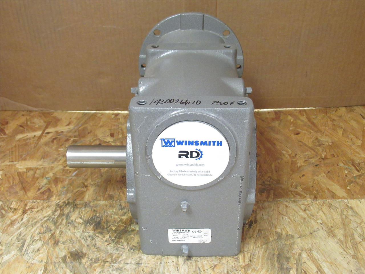 Winsmith M3060SR56; Gearbox; RA; 60:1 Ratio; Shaft: 1-5/8"OD