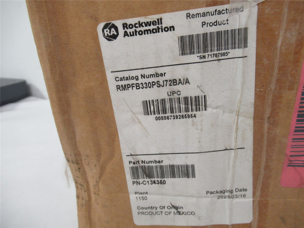 Allen-Bradley MPFB330PSJ72BA/A; Servo Motor 480V AC
