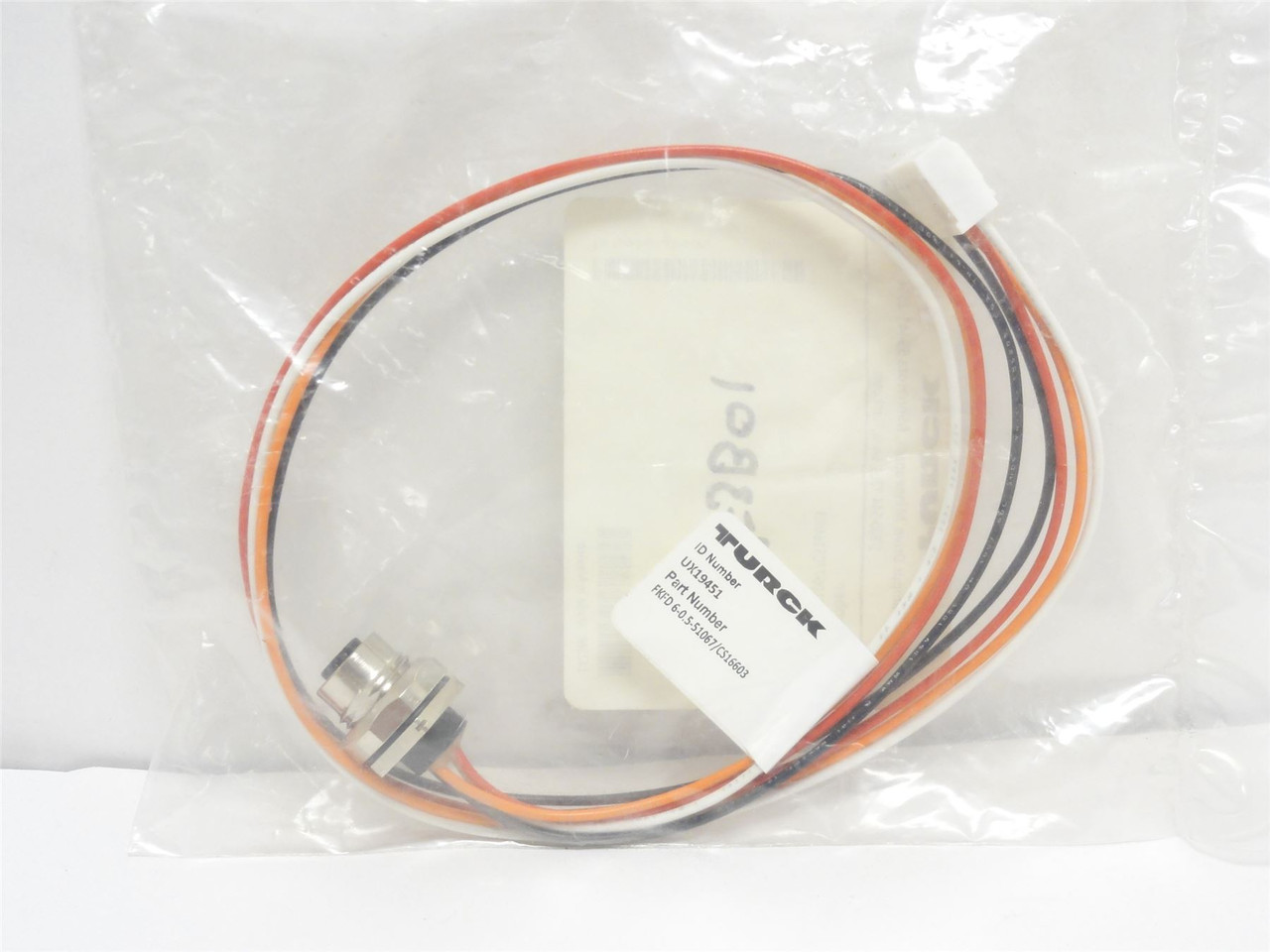 Turck FKFD 6-0.5-51067; Front Mount Sensor Receptacle UX19451