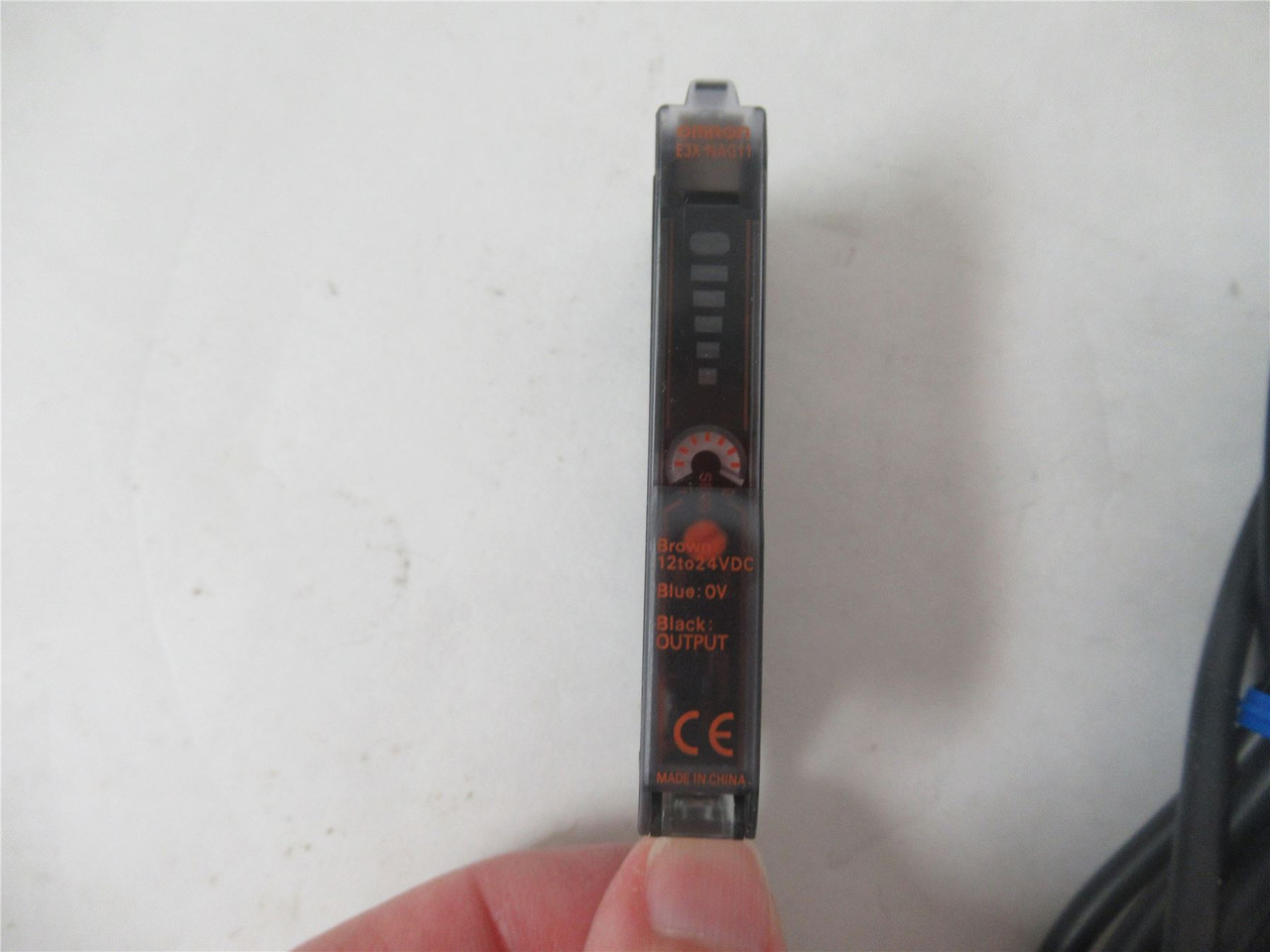 Omron E3X-NAG11;  Photoelectric Switch 12-24 VDC