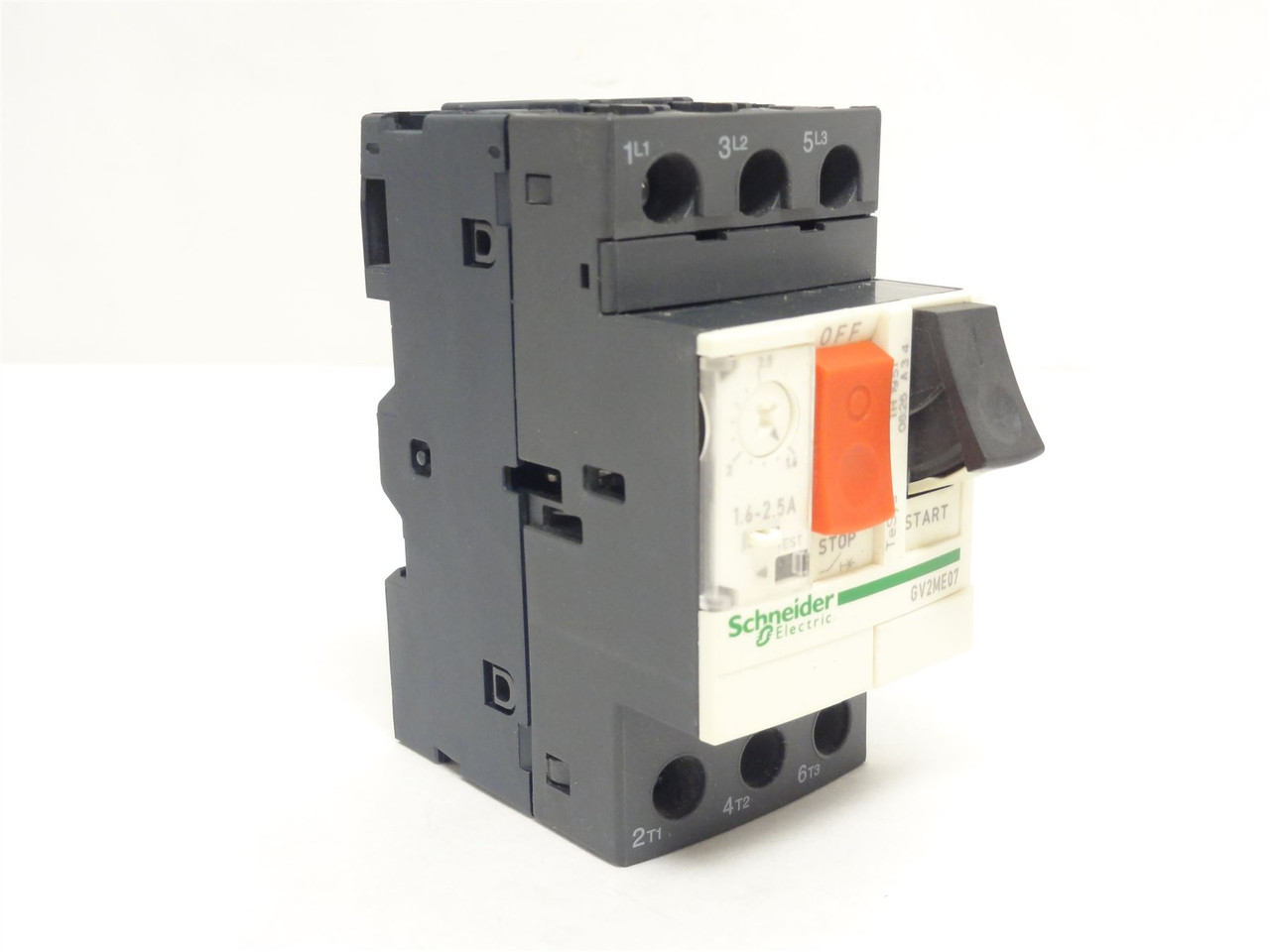 Schneider GV2ME07; Manual Motor Starter 1.6-2.5A; 3P; 600VAC