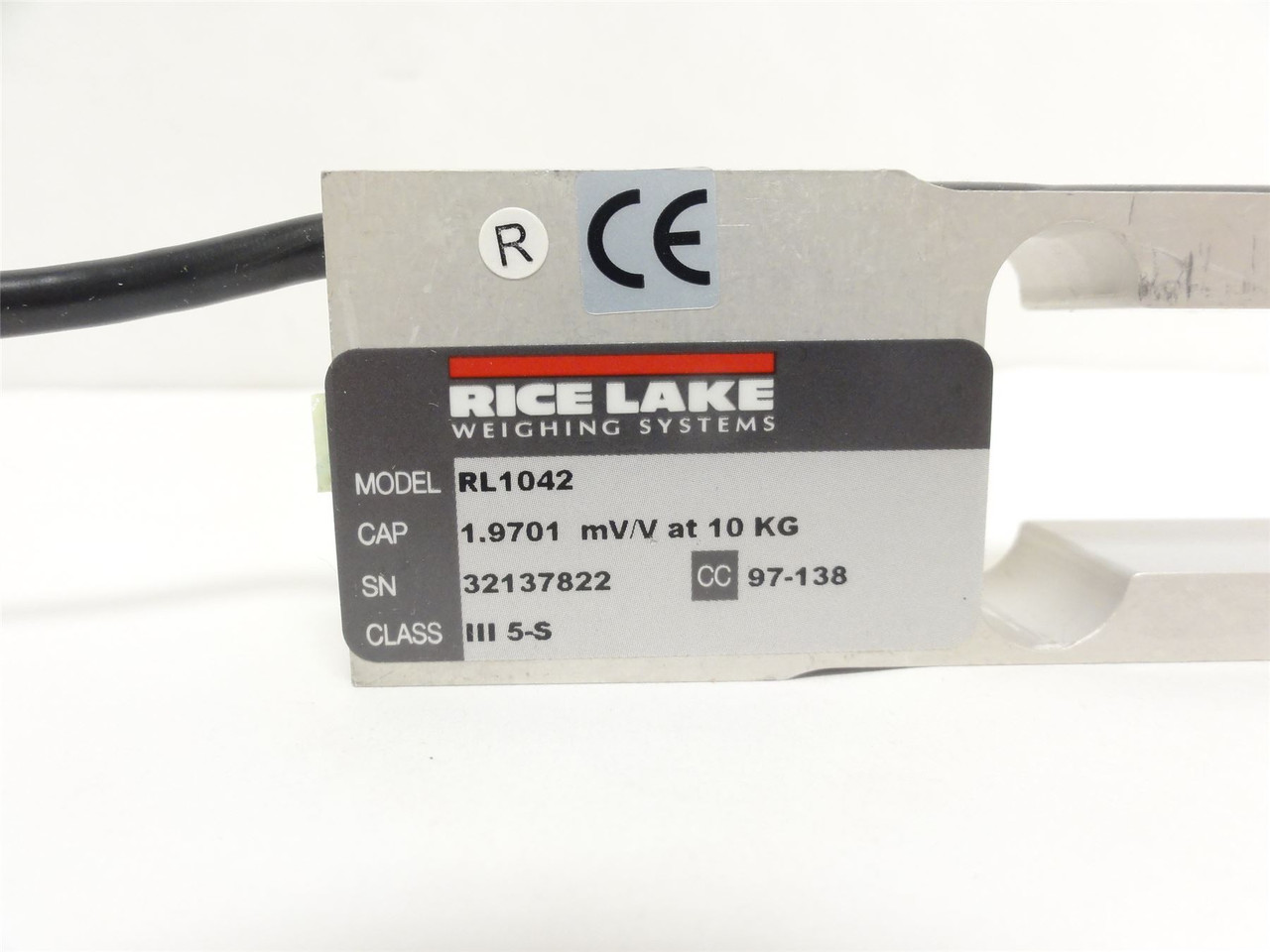 Rice-Lake RL1042; Aluminum Single-Point Load Cell; 10KG