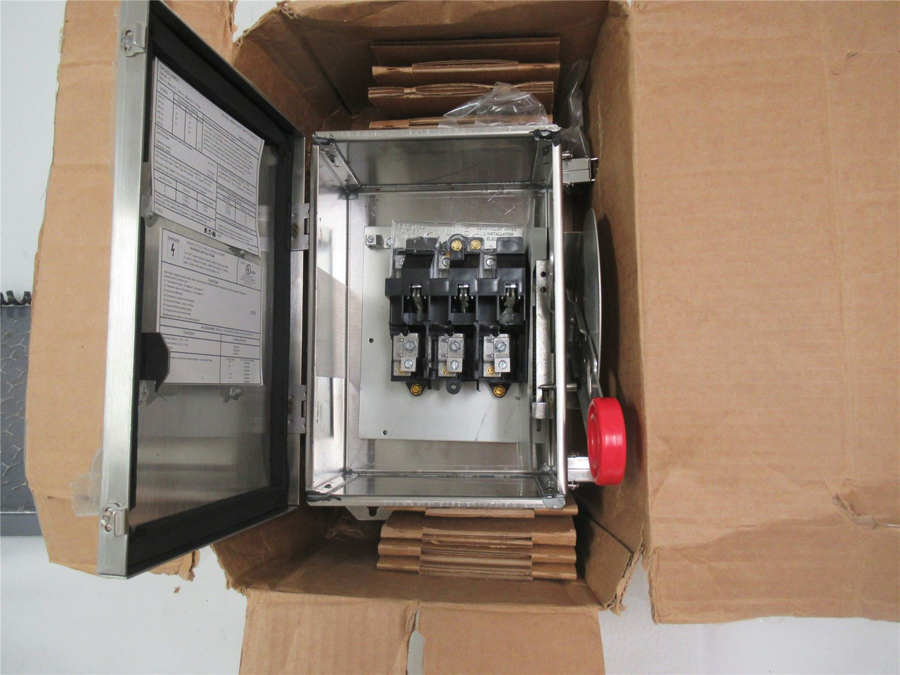 Eaton DH362UWKX; Non-Fused Safety Switch 60A 600VAC/250VDC