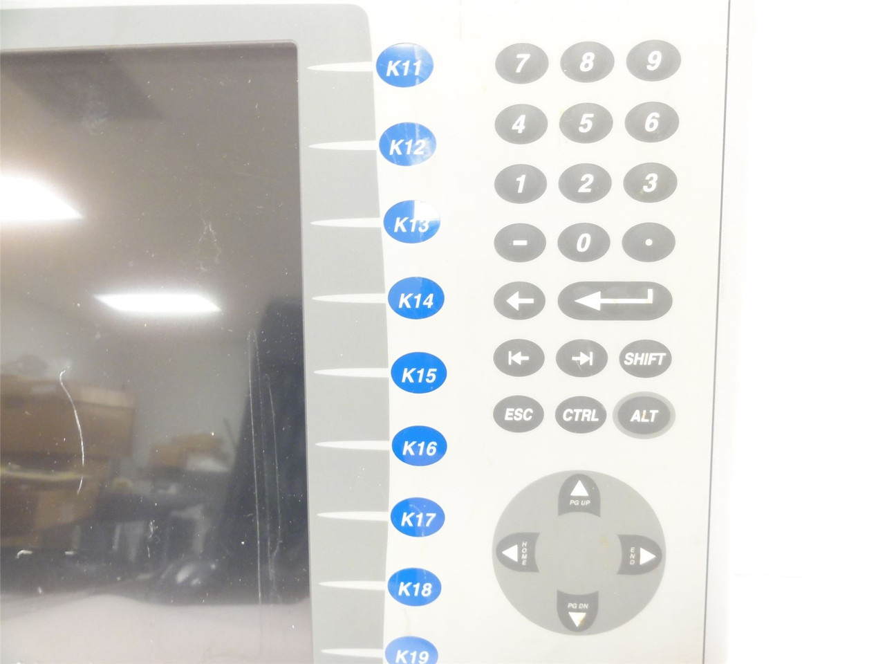 Allen-Bradley 2711P-RDB12C; Touch-Screen W/10 Key Scratches-Screen