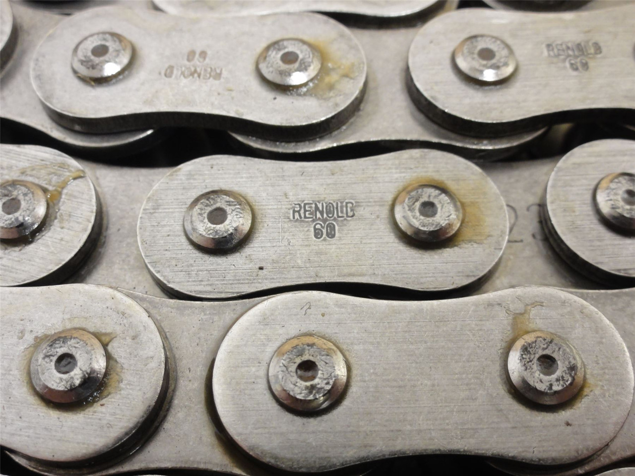 Renold 60A2X10FT; Roller Chain #60; 2-Strand; 10' Length