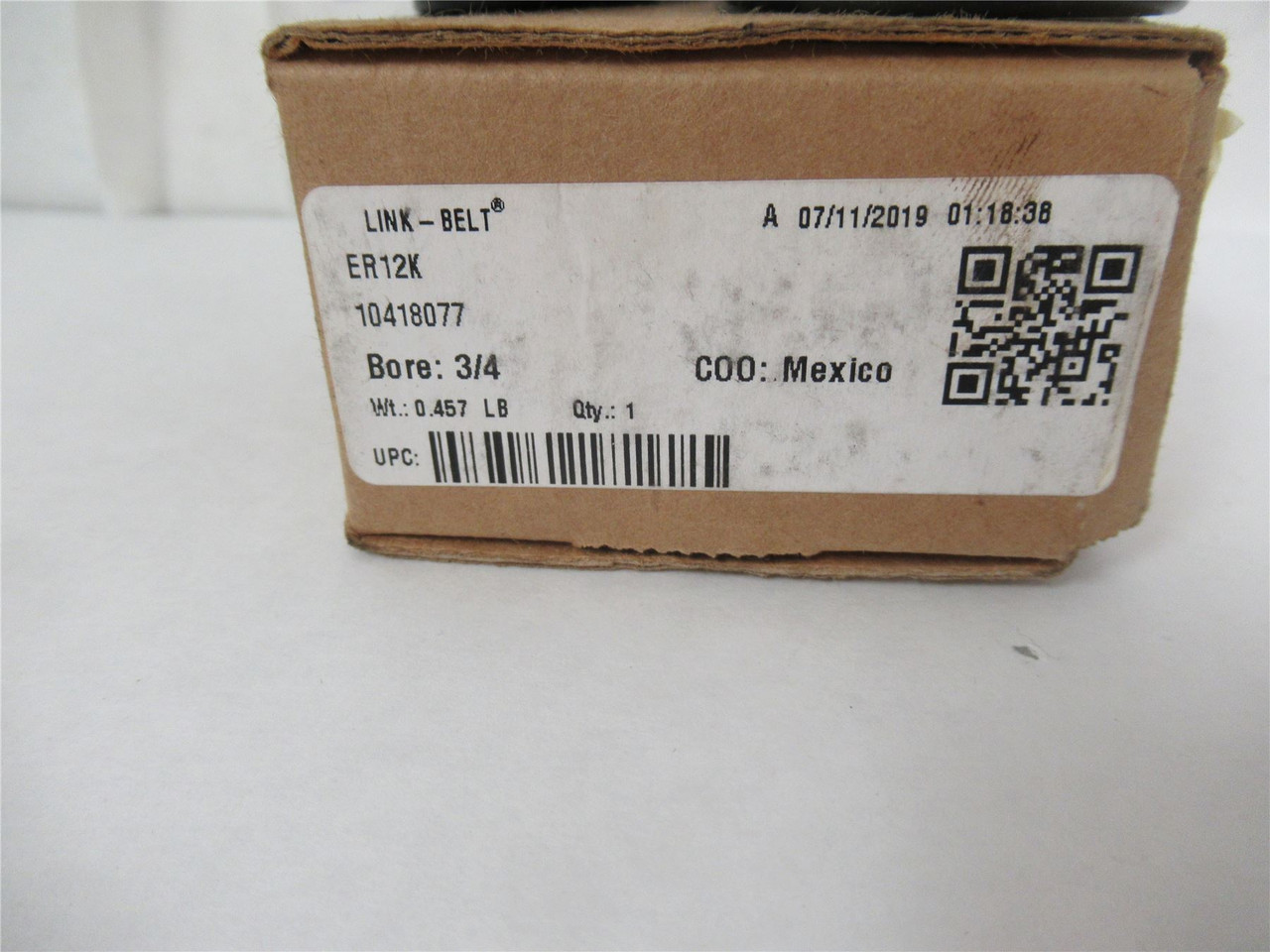Rexnord ER12K; Insert Bearing 3/4" Bore