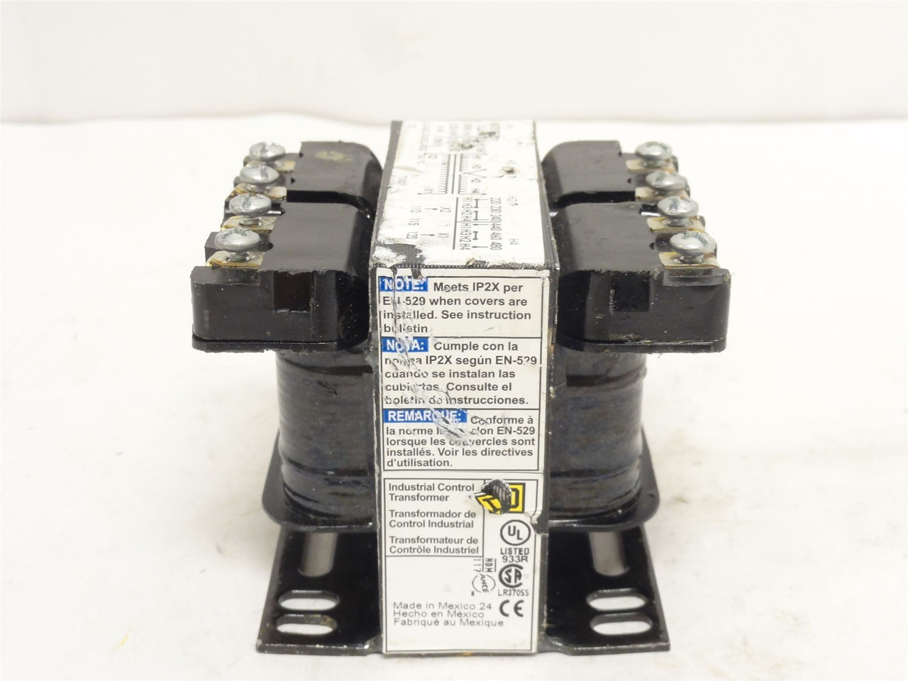 Square D 9070T50D1; Industrial Control Transformer; 1/2 KVA
