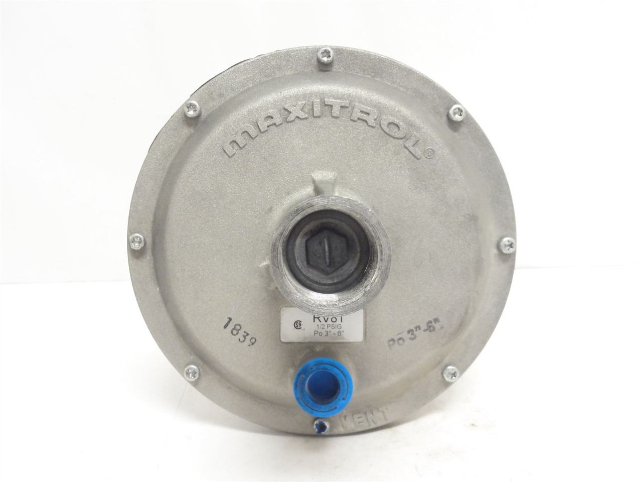 Maxitrol RV81; Gas Regulator; Straight-Thru-Flow 1-1/2NPT