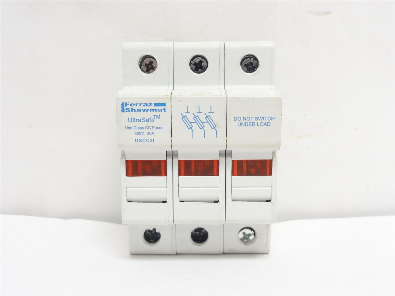 Ferraz-Shawmut USCC3I; Fuse Block; 3P; 30A; 600VAC