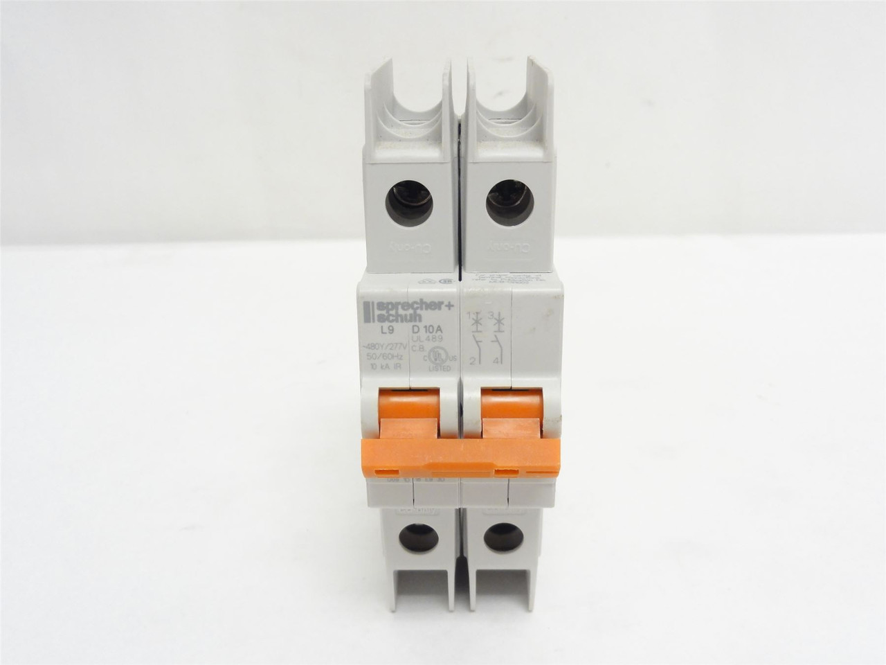 sprecher+schuh L9-10/2/D; Circuit Breaker; 10A; 3P; 277/480VAC