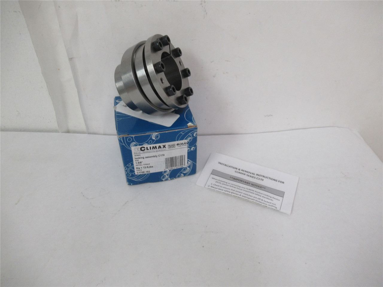 Climax C170E-162; Locking Assembly 1-5/8"