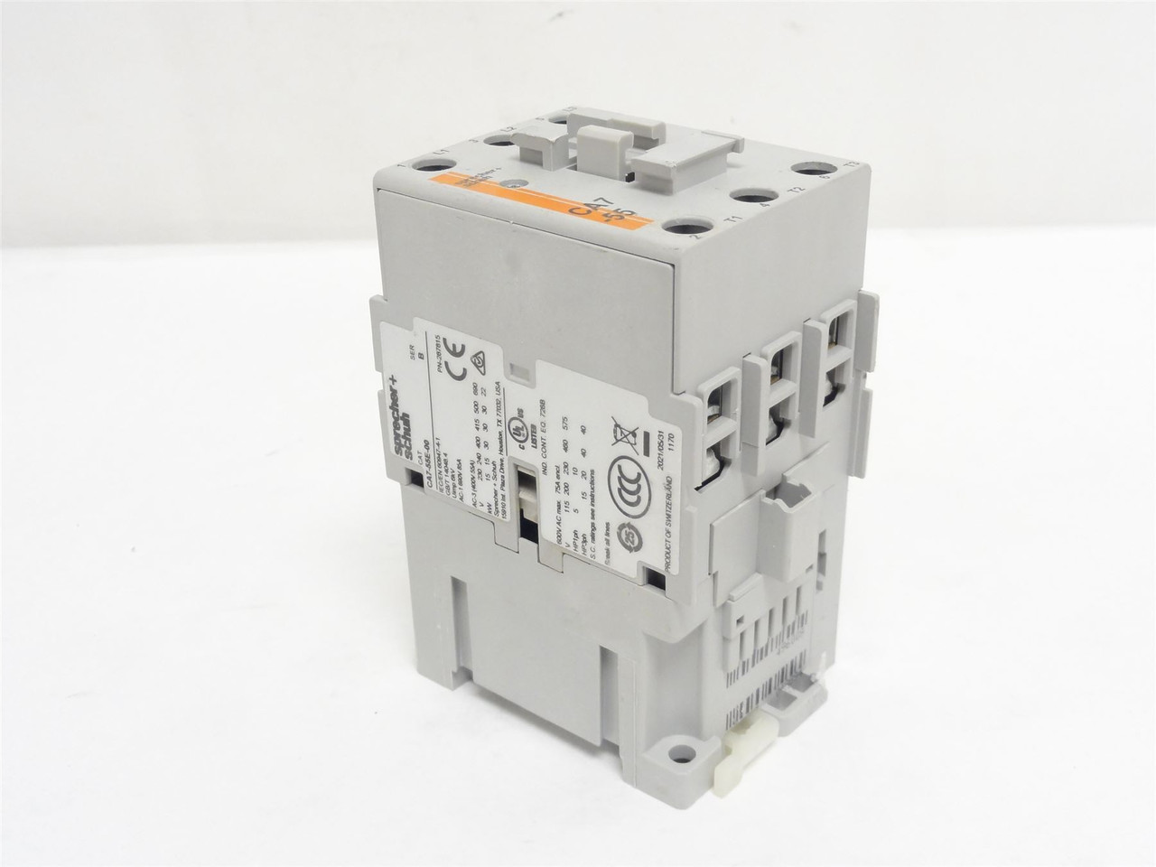 sprecher+schuh CA7-55E-00; Contactor; 55A; 3P; 590VAC; Coil: 24VDC