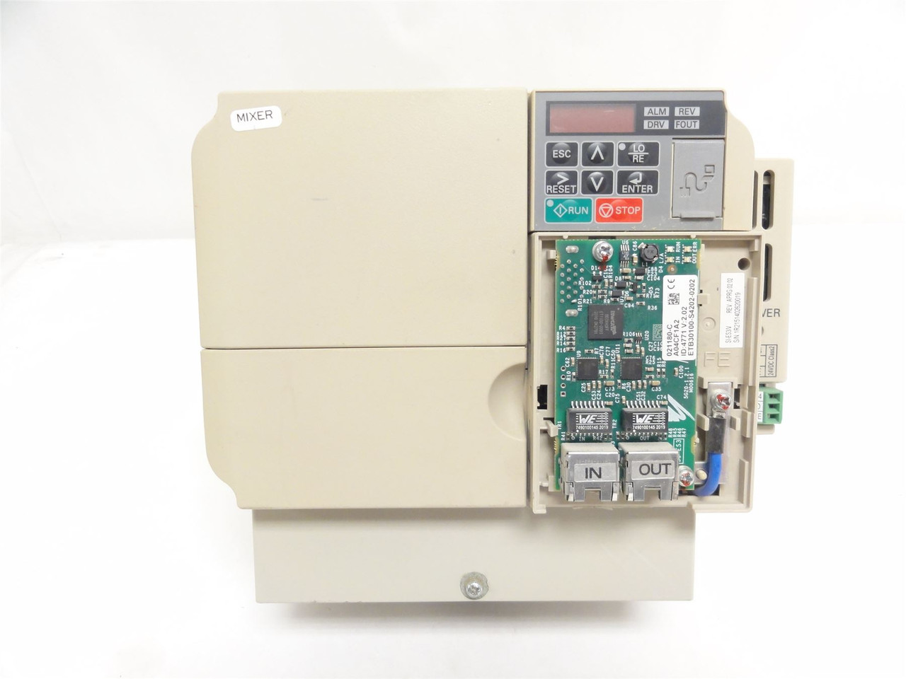 Yaskawa CIMR-VUBA0018FAA; AC Drive 200-240VAC; 35A In; 5HP
