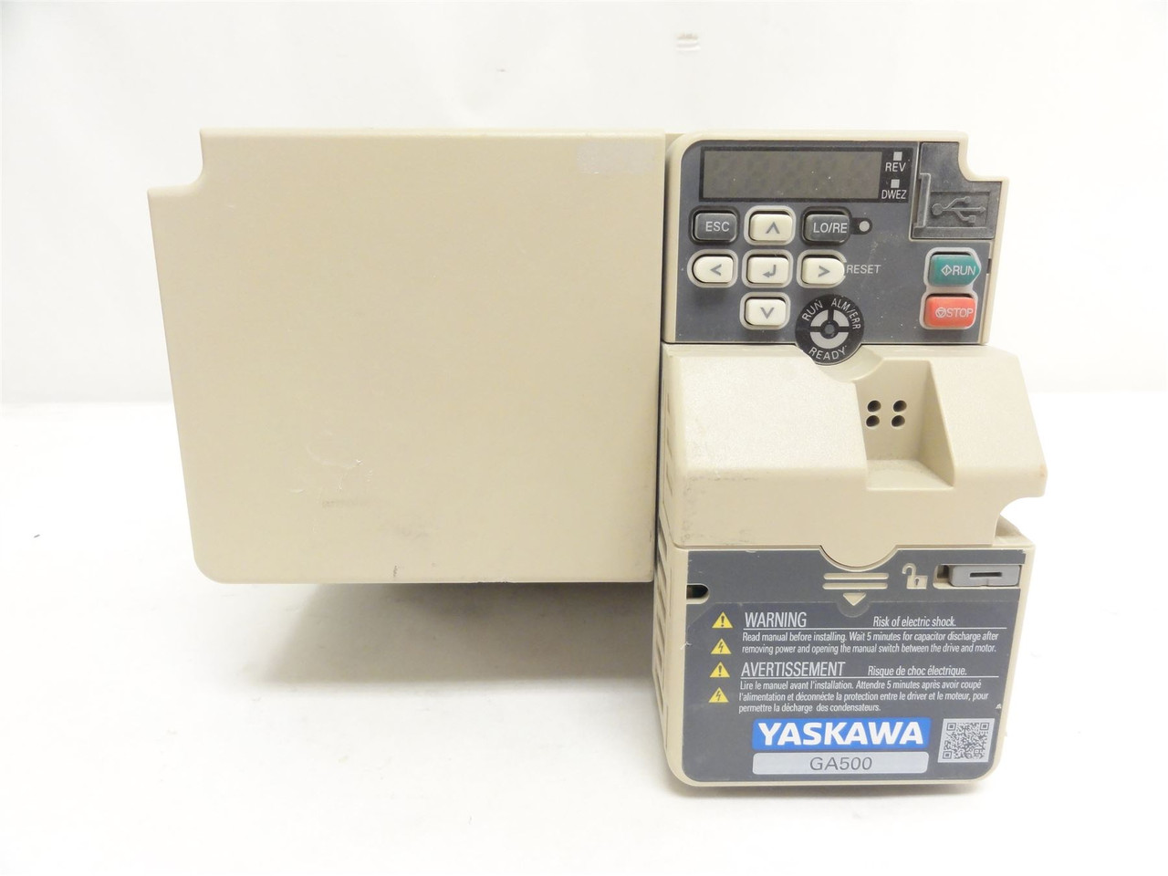 Yaskawa CIPR-GA50UB018ABAA-AAAASA; AC Drive 5HP 1-PH IN; 3-PH OUT