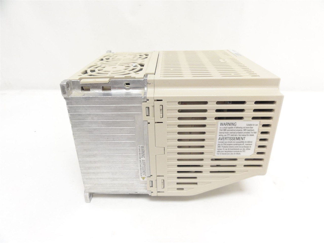 Yaskawa CIPR-GA50UB018ABAA-AAAASA; AC Drive 5HP 1-PH IN; 3-PH OUT