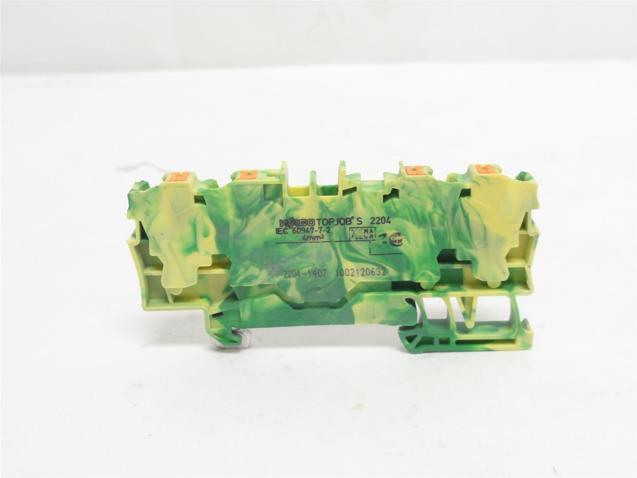 Wago 2204-1407; Lot-9; Terminal Block Connector; 4 Position