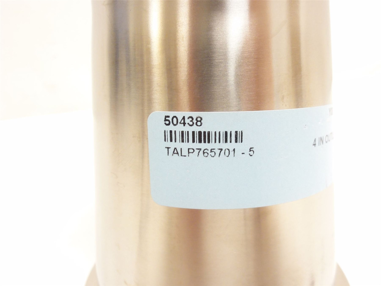 JBT TALP765701-5; Inlet Reduce Check Valve; SS; 4"x 3" Clamp