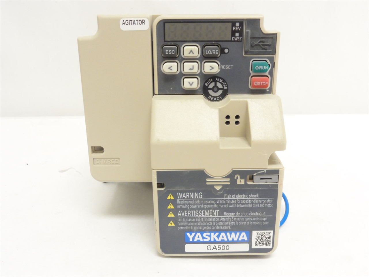 Yaskawa CIPR-GA50UB010ABAA-AAAASA; AC Drive 3HP 1-PH IN; 3-PH OUT