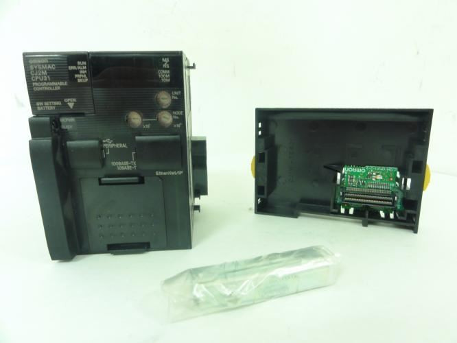 Omron CJ2M-CPU31; CPU Unit; 2560 I/O 5Ks Memory