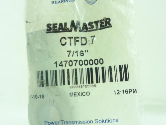 SealMaster CTFD7; Rod End; .4375"ID; 7/16 x 20; RH