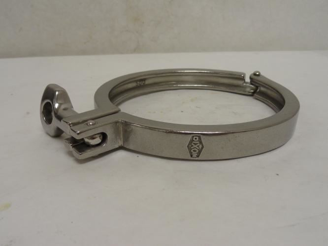 Dixon 13MHHM500; Single Pin Heavy Duty Clamp; SS; Size: 5"