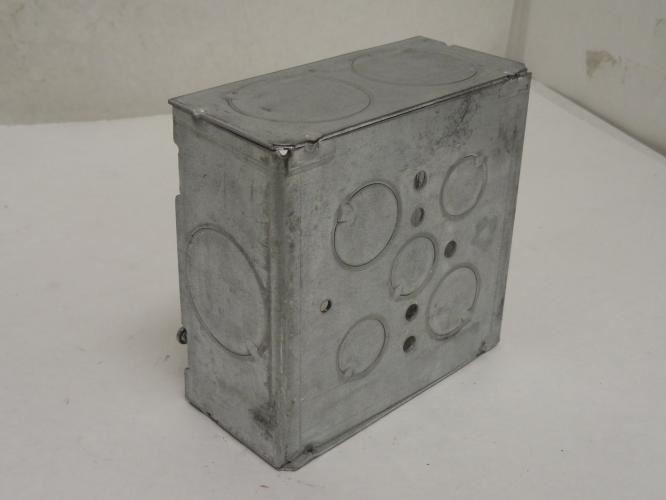 T&B 72171 1-1/4; Steel City Electrical Box; 4-11/16" Square