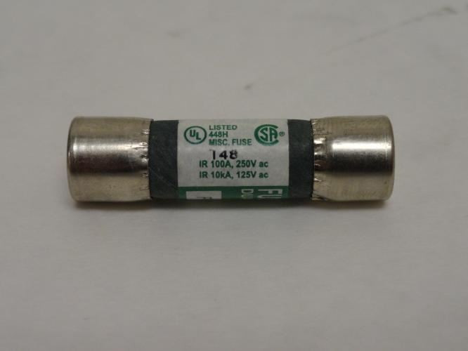 Bussmann FNM-1-1/8; Time Delay Midget Fuse 1-1/8A; 250VAC