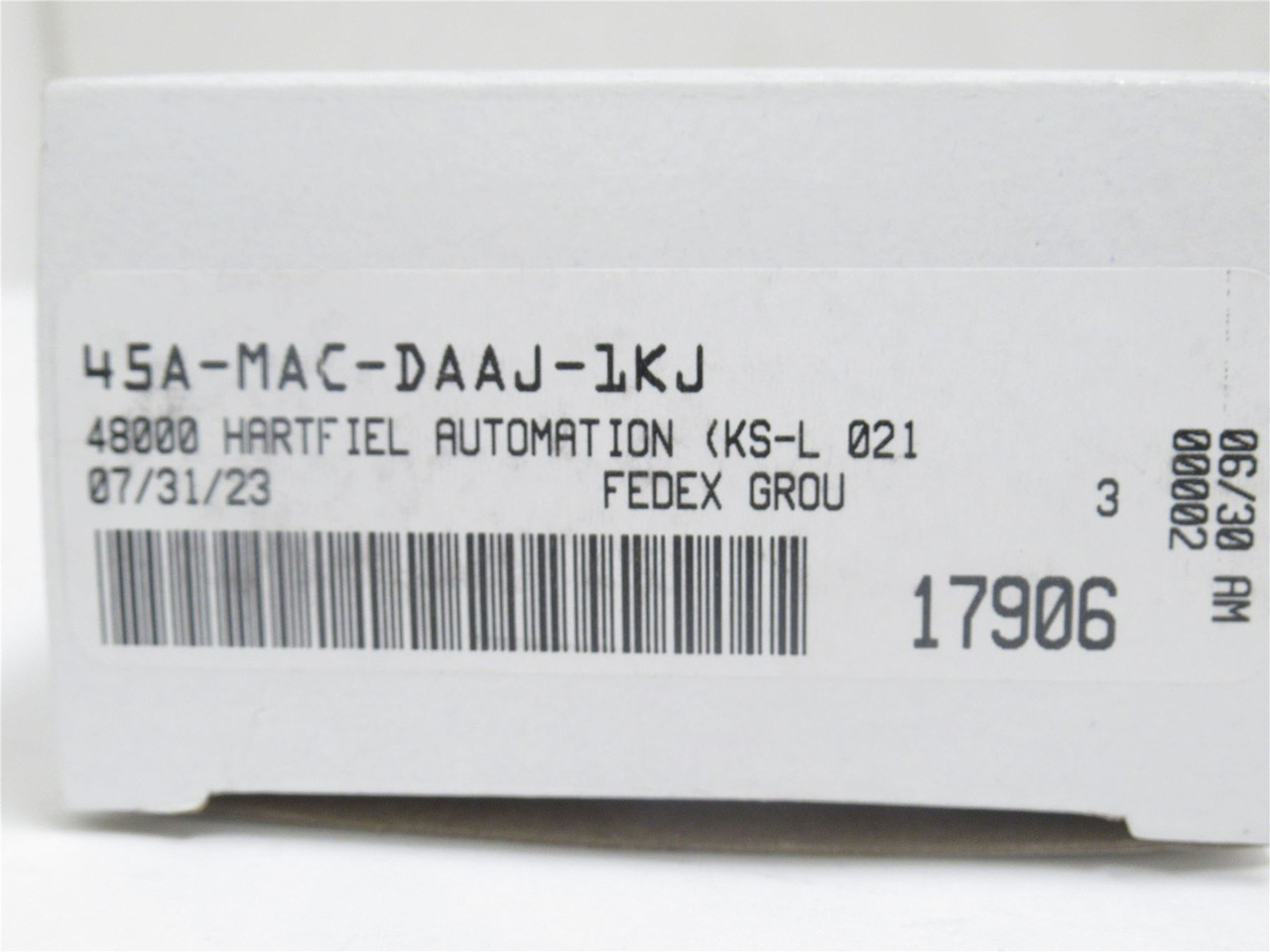 MAC 45A-MAC-DAAJ-1KJ; Air Solenoid Valve 0-120PSI; 110/120V