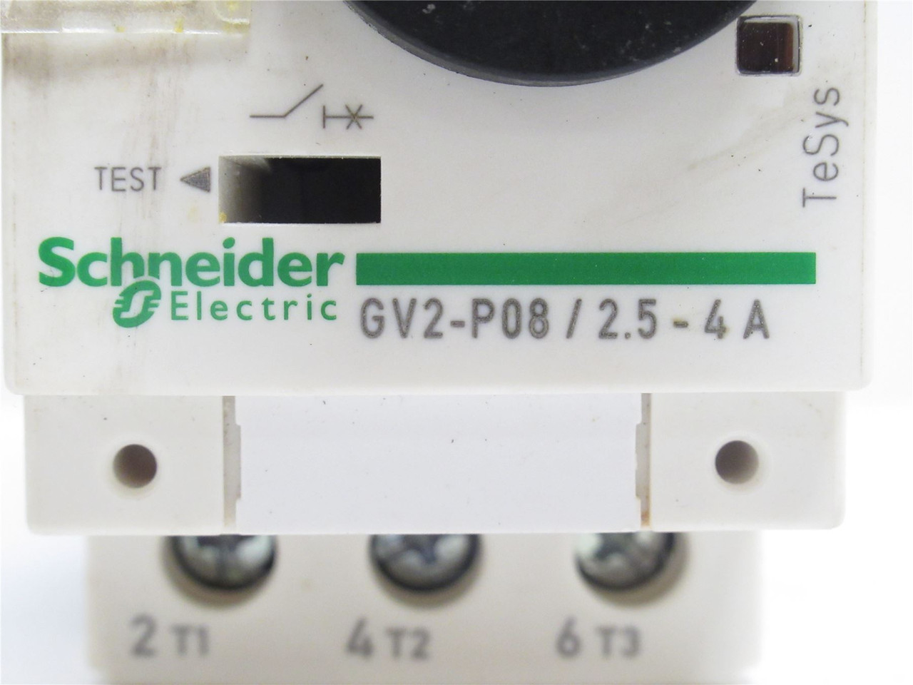 Schneider GV2P08; Motor Protector; 2.5-4A; 3P; 600VAC