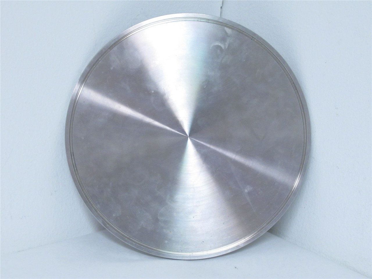 Sanitary Solutions QL181224; Solid End Cap; 8" OD; 304 SS