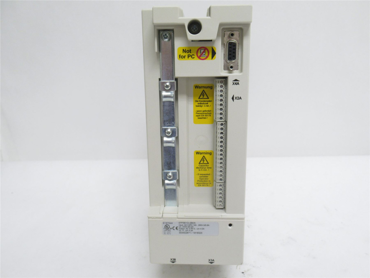 KEB 07F5E1D-2B0A; F5 AC Drive;  Input: 180-260V; 8/5.6A; 3PH