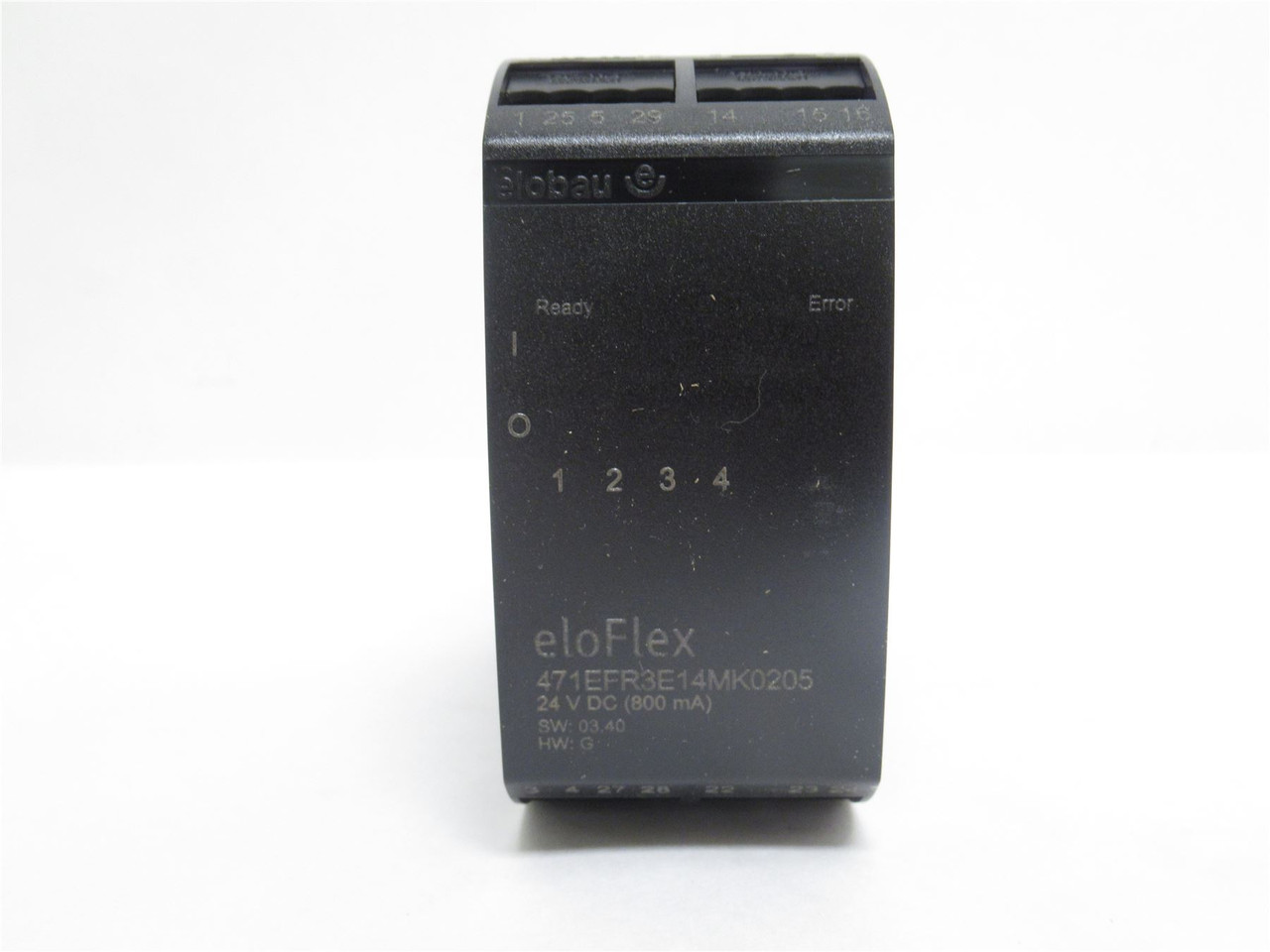 Elobau 471EFR3E14MK0205; Safety Relay 250VAC/30VDC; 3A/100mA