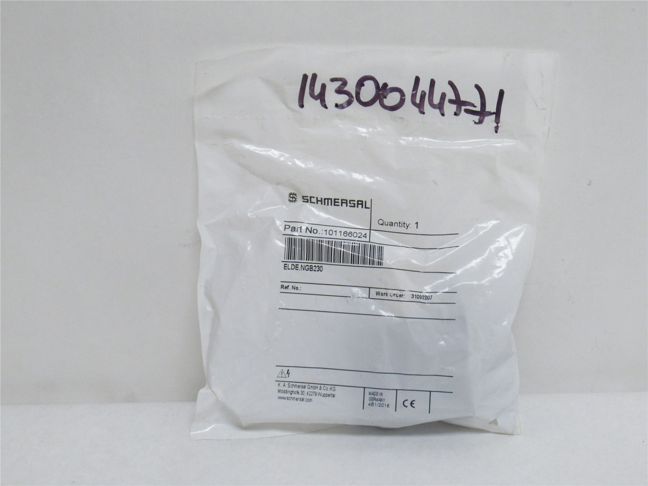 Schmersal ELDE.NGB230; Yellow Multi-LED Block 101166024; 230V