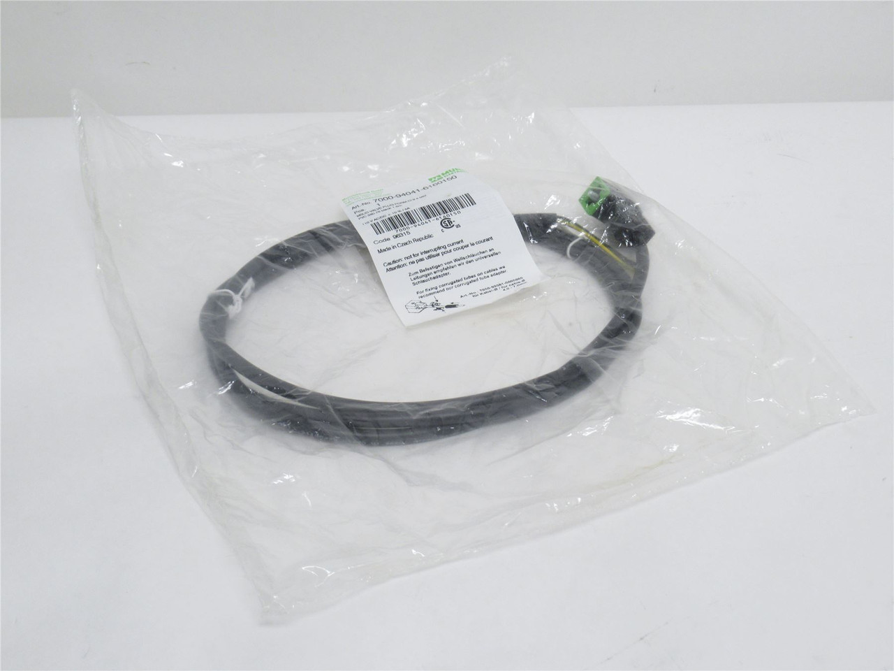 Murr 7000-94041-6160150; MSUD Valve Plug; 1.5m; 110VAC