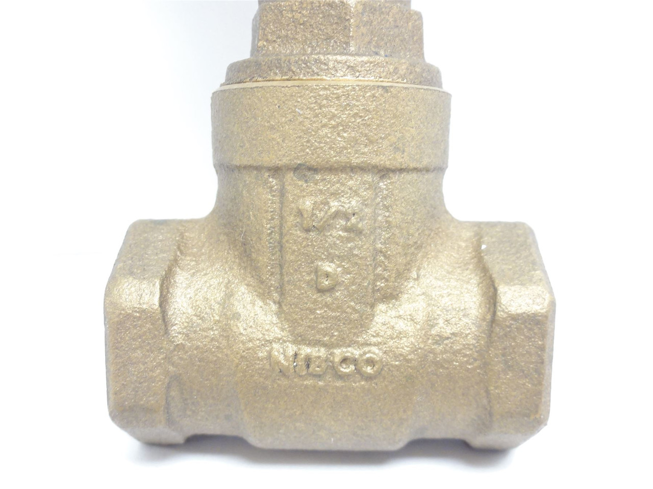 Nibco NL0J006; Bronze Gate Valve T-113; 1/2NPT; Non-Rising
