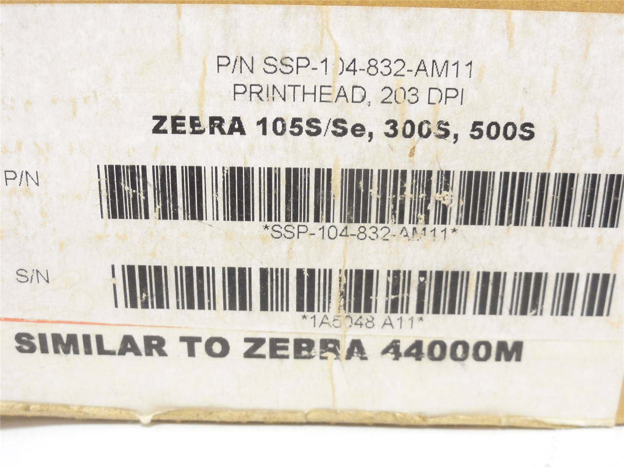Zebra SSP-104-832-AM11; OEM Thermal Printhead; 500S; 203DPI