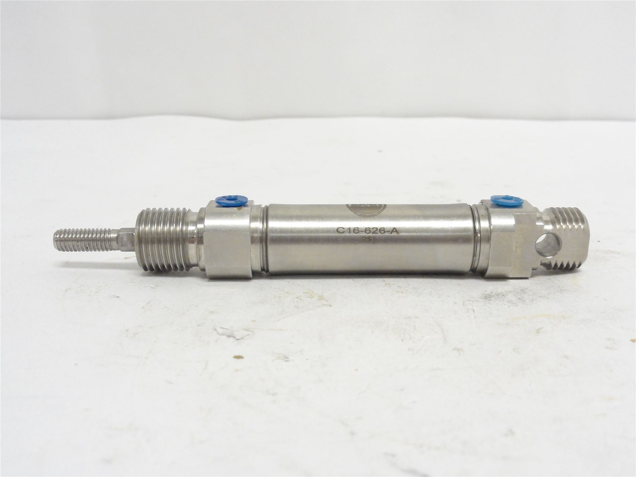 Bimba C16-626-A; Spring Return Cylinder 1" Stroke x 11/16"OD