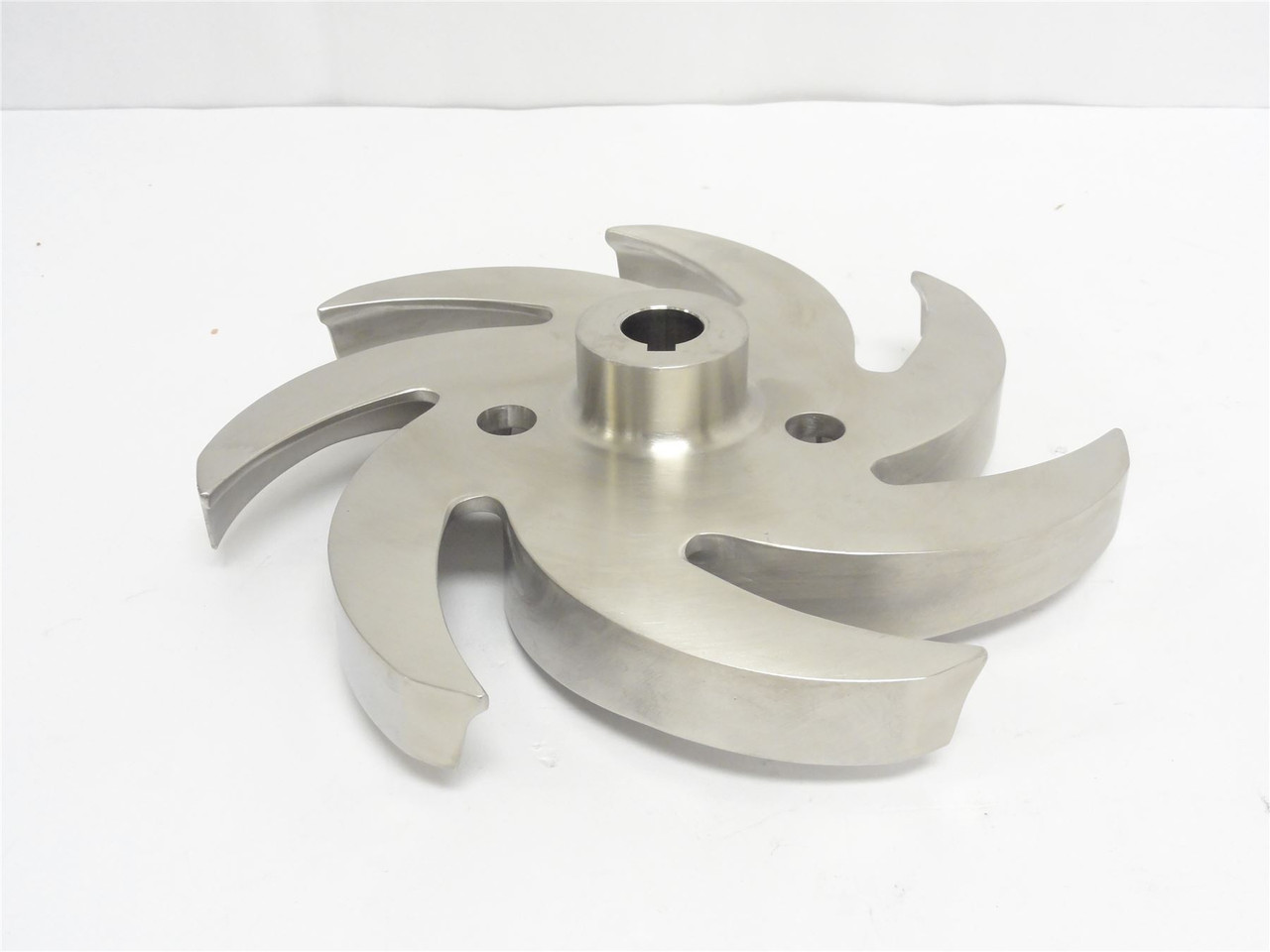 Ampco 55500256;  V540 Pump Impeller; SS; 18mmID; 8"OD
