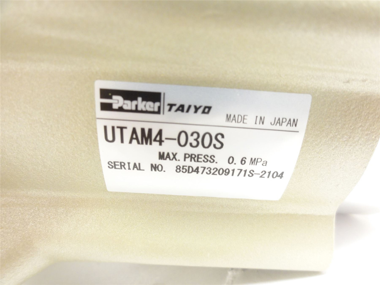 Parker UTAM4-030S; Radial Piston Air Motor; 0.6MPa