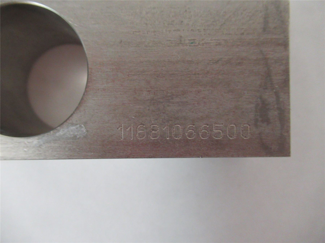 Multivac 11681066500; Rod OEM SS 3.125" L 1.587" W 1.625" H