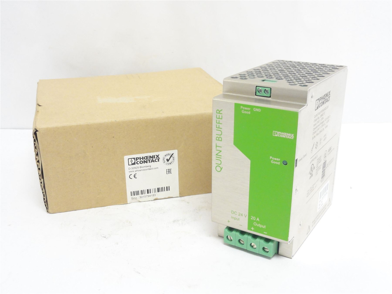 Phoenix Contact 2866213; Buffer Module; 24VDC; 20A; 480VA