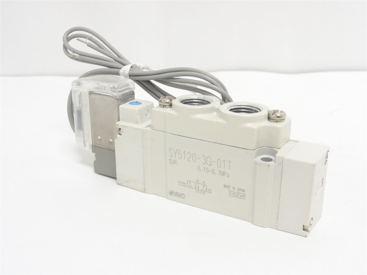 SMC SY5120-3G-01T; Solenoid Air Valve 0.15-0.7MPa; 110VAC