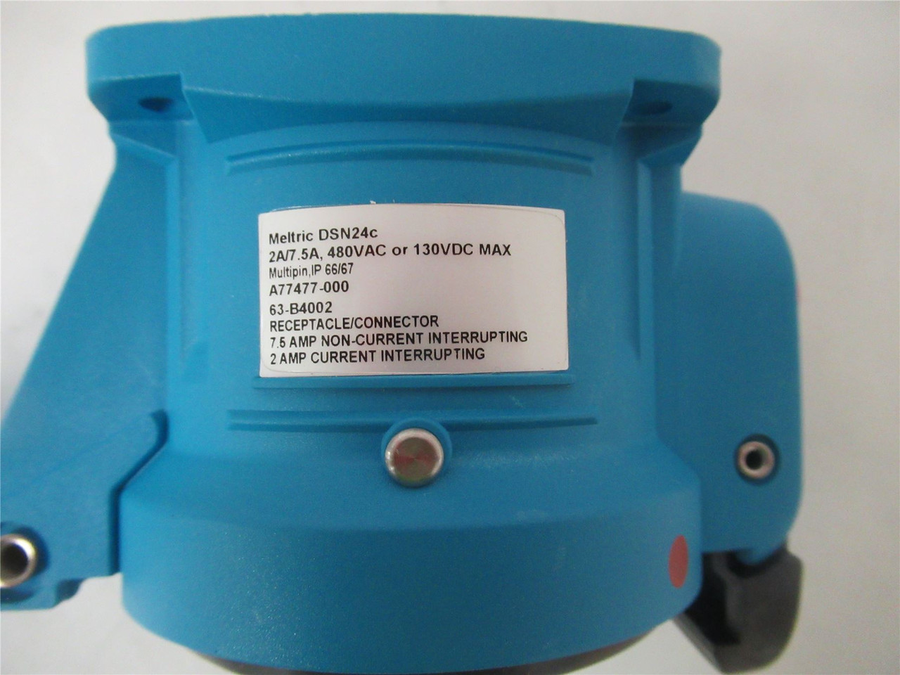 Meltric 63-B4002; DSN24c RECEPTACLE 23pin+Gnd 480VAC 10A