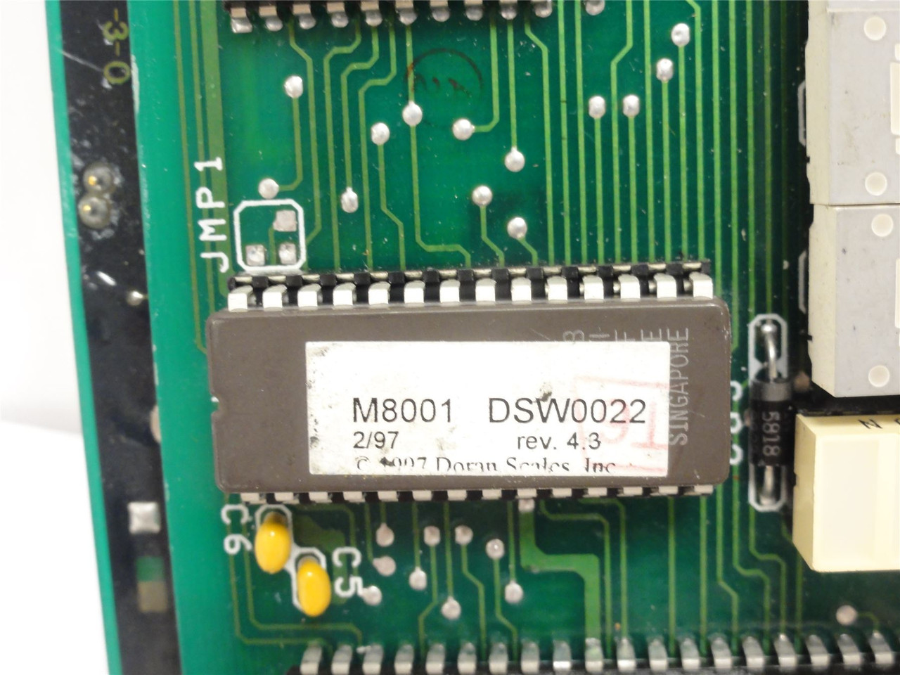 Doran Scales M8001; CPU/DSP 8000 PC Board Assembly