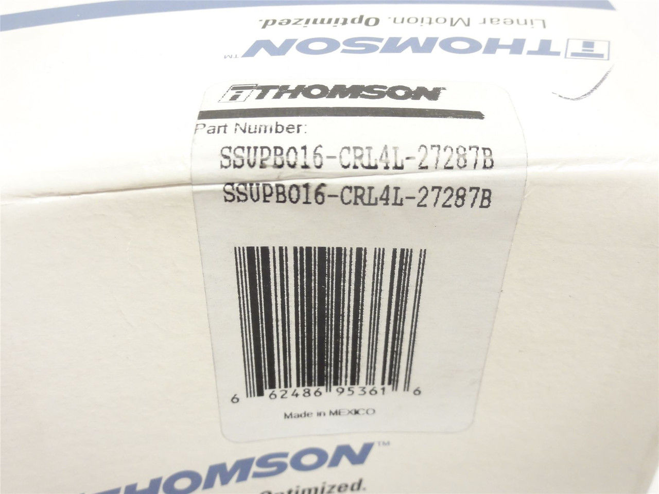 Thomson SSUPB016-CRL4L-27287B; Ball Bushing Pillow Block 1"ID